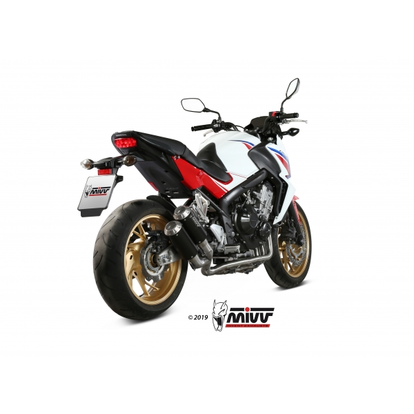 Mivv Full system 4x2x1x2 MK3 black Honda CB 650 F 2014-18