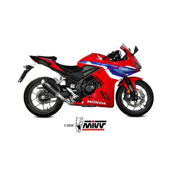 Mivv Slip-On GPpro Black Honda CBR 500 R 2024