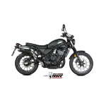 Mivv Slip-On HR-1 Black con tapa en carbono larga Honda CL 500 2023-24