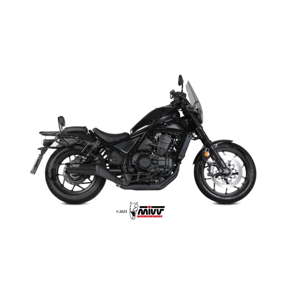 Mivv Slip-On HR-1 Black Honda CMX 1100 Rebel 2022-24