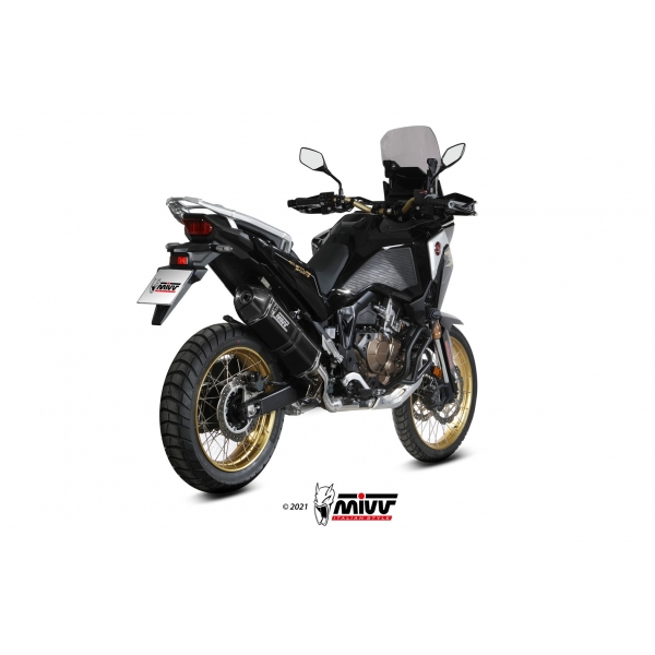 Mivv Slip-On Speed edge black Honda CRF 1100 L Africa Twin 2020-24