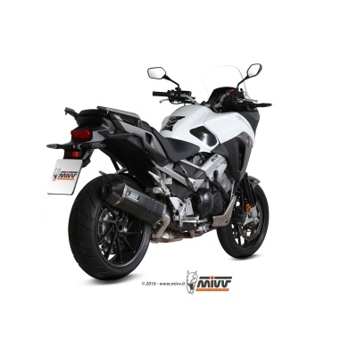 Mivv Slip-On Speed edge black Honda Crossrunner  2015-20