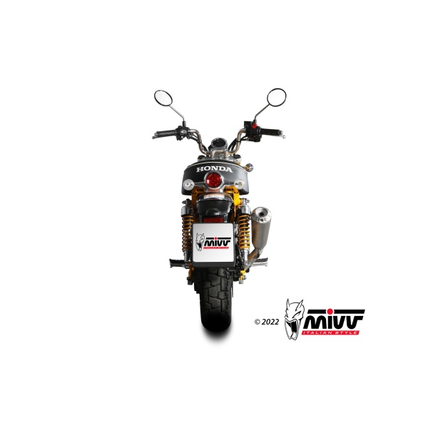 Mivv Full system 1x1 X-M1 titanium Honda Monkey 2018-20