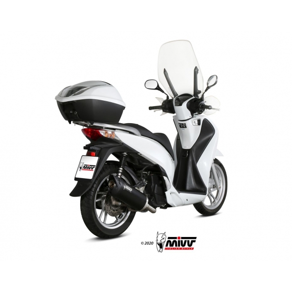 Mivv Full system 1x1 Mover black Honda SH 125 2013-16 / SH 150 2013-16