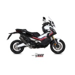 Mivv Slip-On Suono Black con tapa carbono Honda X-ADV 750 2017-24