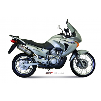 Mivv Slip-On Suono St. Steel con tapa carbono Honda XLV 650 Transalp  2005-07