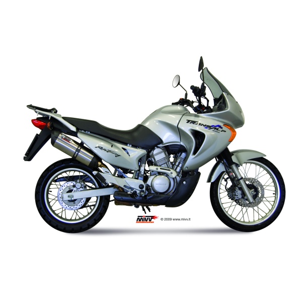 Mivv Slip-On Suono St. Steel con tapa carbono Honda XLV 650 Transalp  2005-07