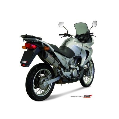 Mivv Slip-On Suono St. Steel con tapa carbono Honda XLV 650 Transalp  2005-07