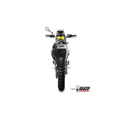 Mivv Slip-On Oval Black Husqvarna 701 Enduro / SuperMoto 2021-24