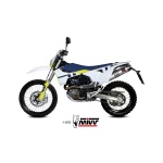 Mivv Slip-On Oval St. Steel Husqvarna 701 Enduro / SuperMoto 2021-24