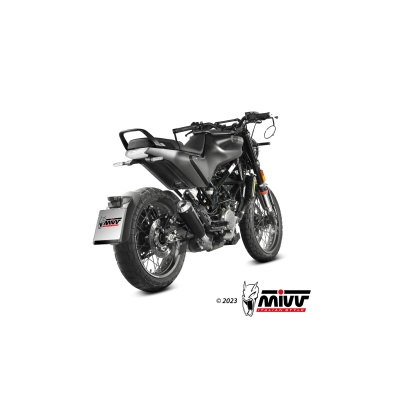 Mivv Slip-On X-M1 Black Husqvarna Svartpilen 125 2021-23
