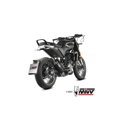 Mivv Slip-On HR-1 Black Husqvarna Svartpilen 125 2021-23