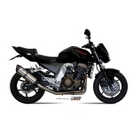 Mivv Slip-On Suono St. Steel con tapa carbono Kawasaki Z750 2004-06