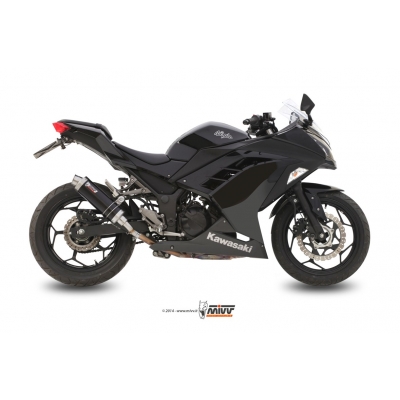 Mivv Slip-On GP black Kawasaki Ninja 300 2013-16 / Z300 2015-16