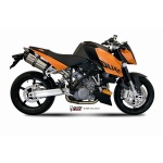 Mivv 2 Slip-On Suono St. Steel con tapa carbono KTM 990 Superduke 2005-11