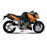 Mivv 2 Slip-On Suono black con tapa carbono KTM 990 Superduke 2005-11