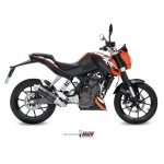 Mivv Full system 1x1 GP black KTM 125 Duke 2011-16 / 200 Duke 2012-14