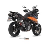 Mivv 2 Slip-On Oval carbono con tapa carbono KTM 990 Supermoto SMT 2009-13