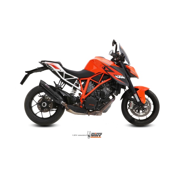 Mivv Slip-On Suono black con tapa carbono KTM 1290 Superduke 2014-19