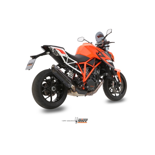 Mivv Slip-On Suono black con tapa carbono KTM 1290 Superduke 2014-19