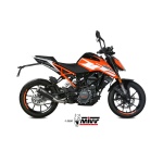 Mivv Slip-On X-M1 black KTM 125/390 Duke / RC 125/390 2017-20