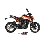 Mivv Slip-On Mk3 carbono KTM 125/390 Duke / RC 125/390 2017-20