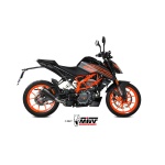 Mivv Slip-On X-M1 Black KTM 125 Duke 2021-23