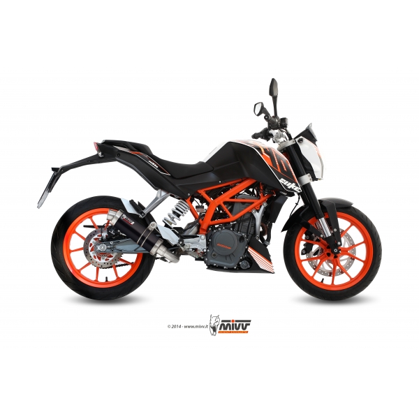 Mivv Full system 1x1 GP black KTM 390 Duke 2013-16