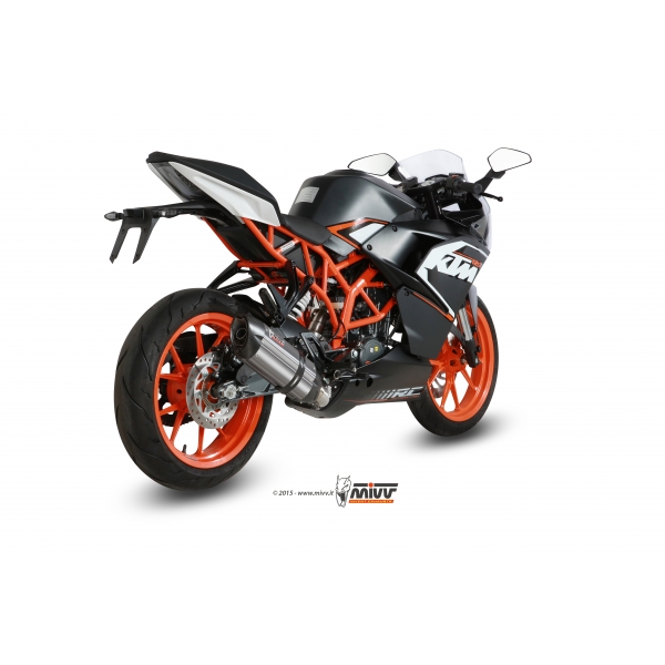 Mivv Full system 1x1 Suono St. Steel con tapa carbono KTM RC 125 2014-16