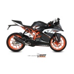 Mivv Full system 1x1 Suono black con tapa carbono KTM RC 125 2014-16