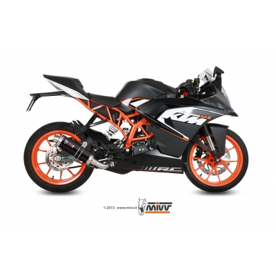 Mivv Full system 1x1 GP black KTM RC 125 2014-16