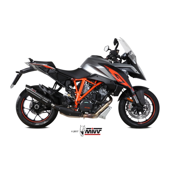 Mivv Slip-On Suono Black con tapa carbono KTM 1290 Superduke GT 2016-24