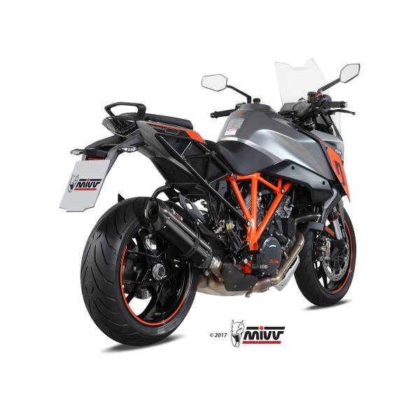 Mivv Slip-On Suono Black con tapa carbono KTM 1290 Superduke GT 2016-24