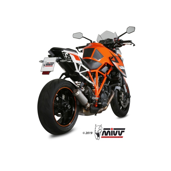 Mivv Slip-On Mk3 St. Steel KTM 1290 Superduke 2014-19