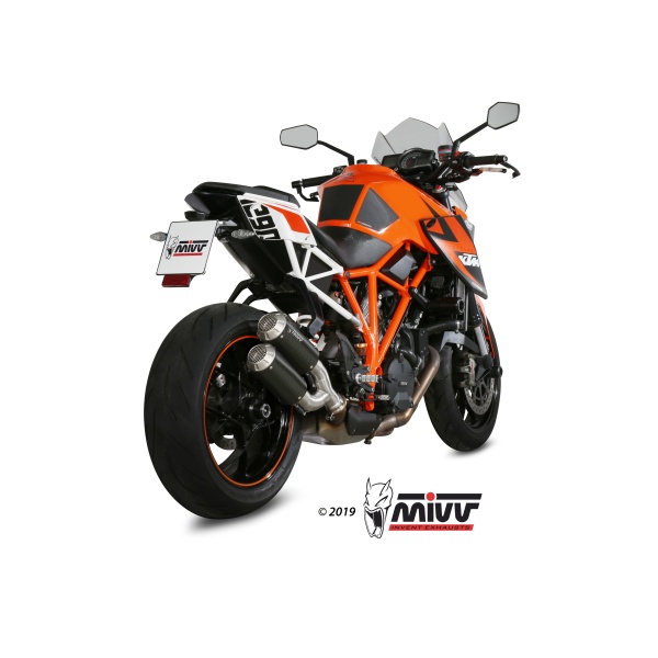 Mivv 2 Slip-On Mk3 carbono KTM 1290 Superduke 2014-19