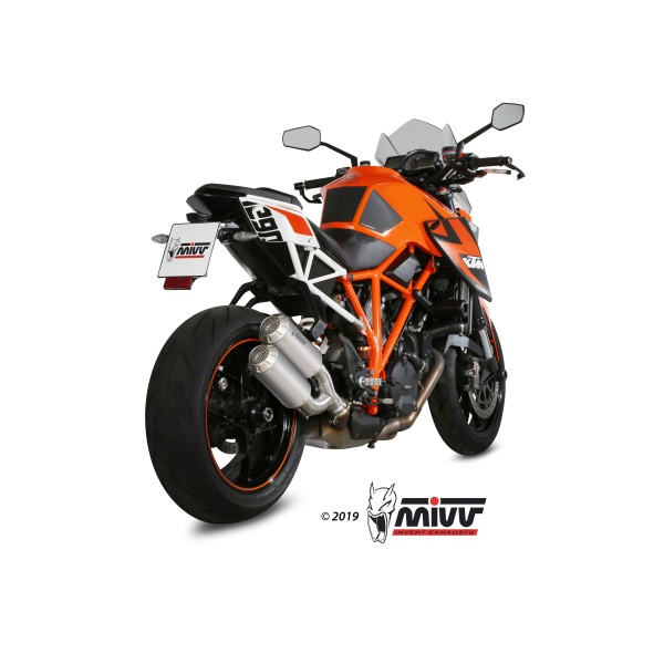 Mivv 2 Slip-On Mk3 St. Steel KTM 1290 Superduke 2014-19