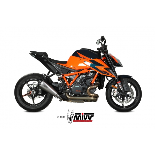 Mivv Slip-On Delta Race St. Steel KTM 1290 Superduke 2020-23