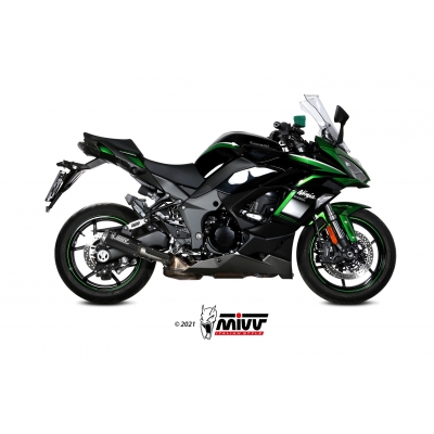 Mivv Slip-On Mk3 carbono Kawasaki Ninja 1000 SX / Tourer 2020-24