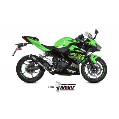 Mivv Slip-On Mk3 carbono Kawasaki Ninja 400 2018-20 / Z400 2019-20