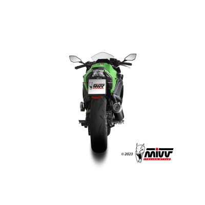 Mivv Full system 2x1 GP Pro Black Kawasaki Ninja 650 / Z650 2024 (2 sondas lambda)