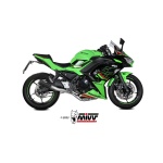 Mivv Full system 2x1 MK3 carbono Kawasaki Ninja 650 / Z650 2024 (2 sondas lambda)