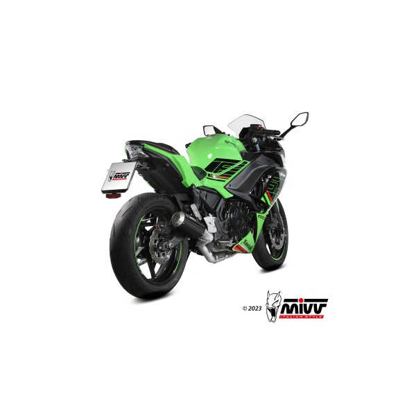 Mivv Full system 2x1 MK3 carbono Kawasaki Ninja 650 / Z650 2024 (2 sondas lambda)