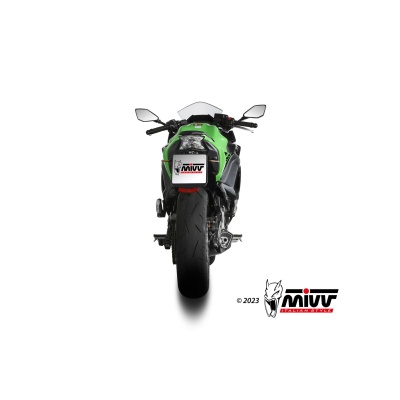 Mivv Full system 2x1 Delta Race St. Steel Kawasaki Ninja 650 / Z650 2024 (2 sondas lambda)