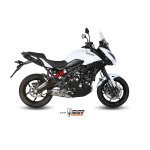 Mivv Full system 2x1 Oval titan con tapa carbono Kawasaki Versys 650 2015-22