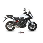 Mivv Full system 2x1 Oval St. Steel Kawasaki Versys 650 2015-22