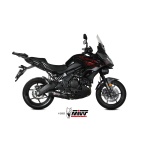 Mivv Full system 2x1 Oval carbono con tapa carbono Kawasaki Versys 650 2021-23