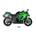 Mivv 2 Slip-On Suono St. Steel con tapa carbono Kawasaki Z1000 SX / Ninja 1000 SX 2014-19