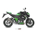 Mivv Slip-On Suono St. Steel con tapa carbono Kawasaki Z800 2013-16