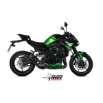 Mivv Slip-On Double Gun Black Kawasaki Z900 2020-24