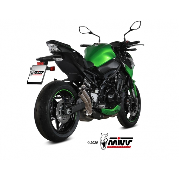 MIivv Slip-On Double Gun Full Titanium Kawasaki Z900 2020-23